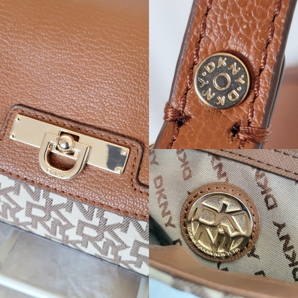 DKNY Brown Gold Purse - Picture 11 of 12